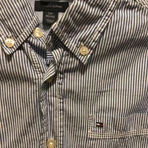 EUC Blue Stripe Tommy Hilfiger Button Up (8/10)
